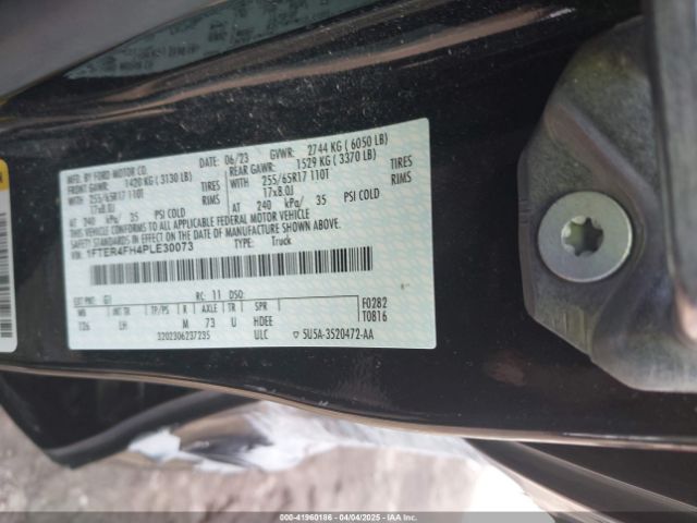 1FTER4FH4PLE30073 Ford Ranger Xlt