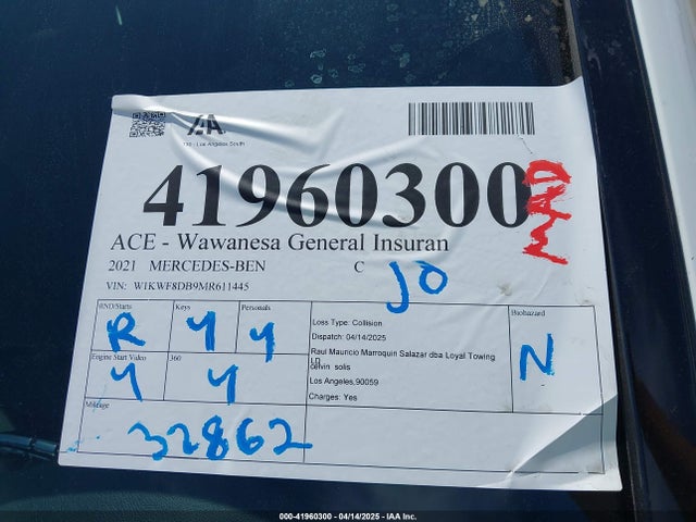 W1KWF8DB9MR611445 Mercedes-Benz m264