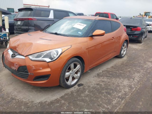KMHTC6AD2EU210961 Hyundai Veloster Base W/black