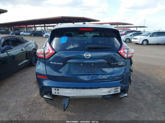 5N1AZ2MH0FN230862 Nissan Murano Platinum