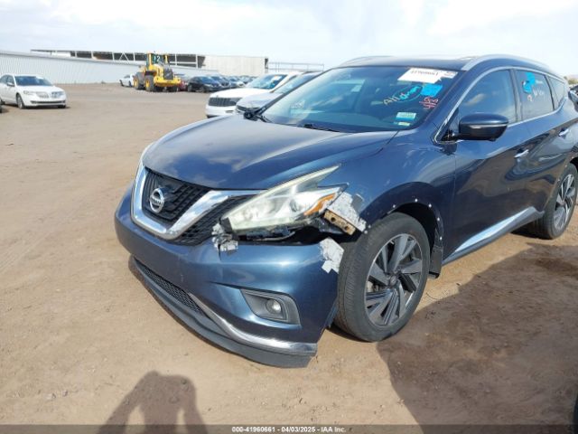 5N1AZ2MH0FN230862 Nissan Murano Platinum