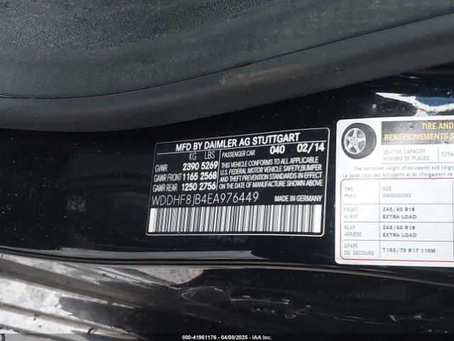 WDDHF8JB4EA976449 Mercedes-Benz E 350 4matic