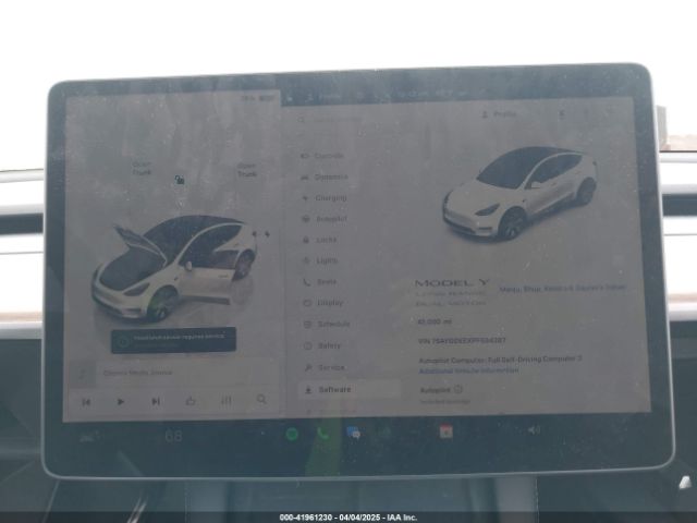 7SAYGDEEXPF684287 Tesla Model Y Awd/long Range Dual Motor All-wheel Drive