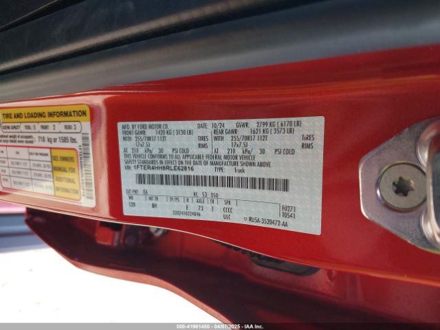 2024 FORD RANGER 1FTER4HH8RLE62816 Photo 8