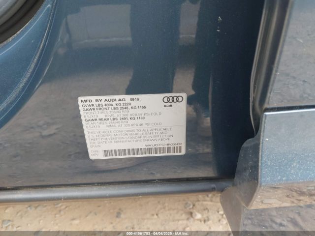 2017 AUDI Q3 WA1JCCFS3HR006432 Photo 8