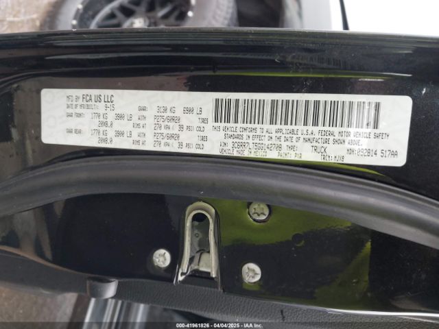 3C6RR7LT5GG142708 RAM 1500 Big Horn