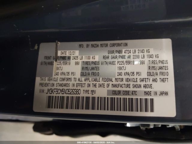 JM3KFBCM5N0529380 Mazda Cx-5 2.5 S Carbon Edition