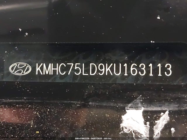 KMHC75LD9KU163113 Hyundai Ioniq Plug-in Hybrid Limited