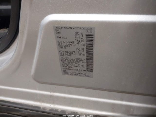 5N1AL0MM6EC506930 Infiniti QX60