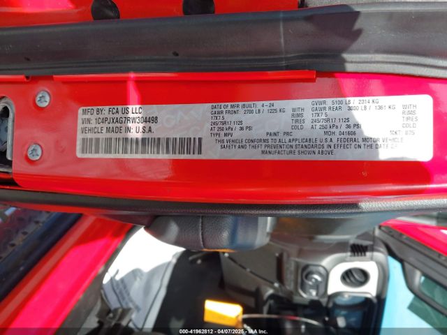 2024 JEEP WRANGLER 1C4PJXAG7RW304498 Photo 8