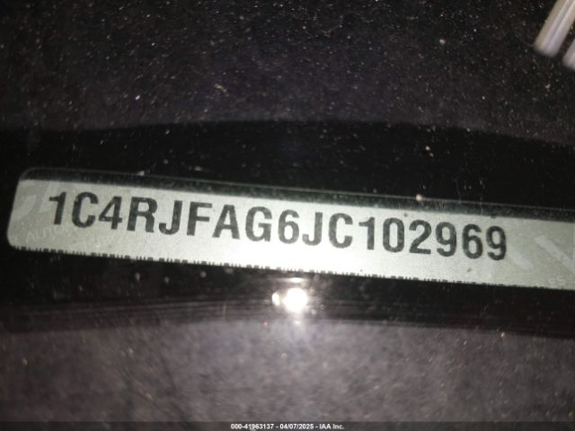 1C4RJFAG6JC102969 Jeep Grand Cherokee Altitude 4x4
