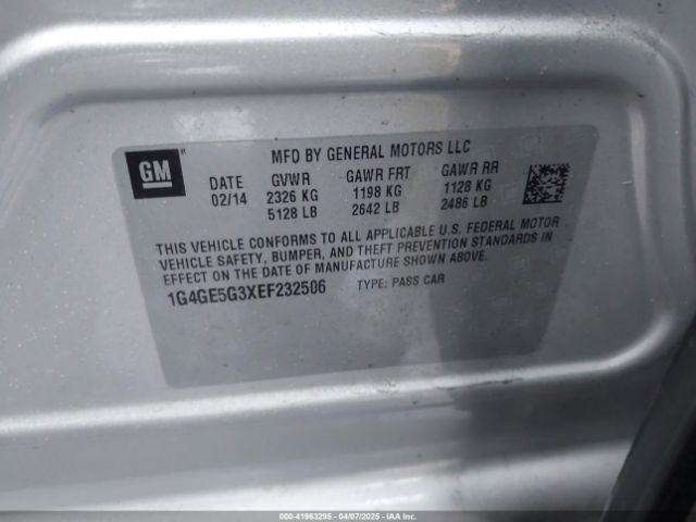1G4GE5G3XEF232506 Buick Lacrosse Premium I Group
