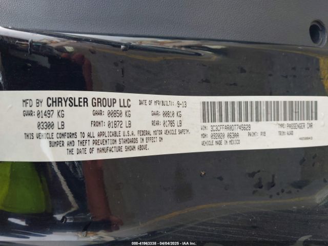 2013 FIAT 500 3C3CFFAR0DT745629 Photo 8