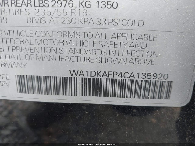 2012 AUDI Q5 WA1DKAFP4CA135920 Photo 8
