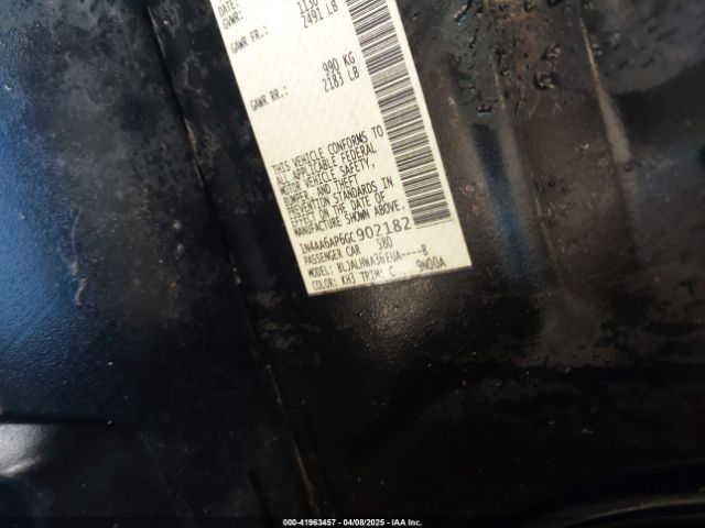 1N4AA6AP6GC902182 Nissan Maxima 3.5 Platinum