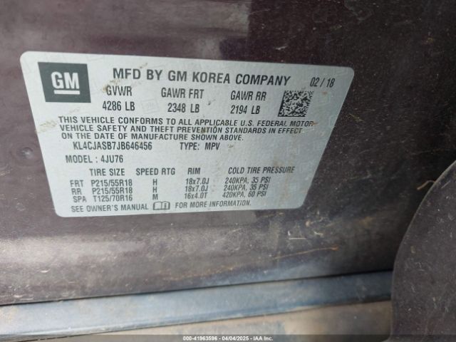 KL4CJASB7JB646456 Buick Encore Preferred
