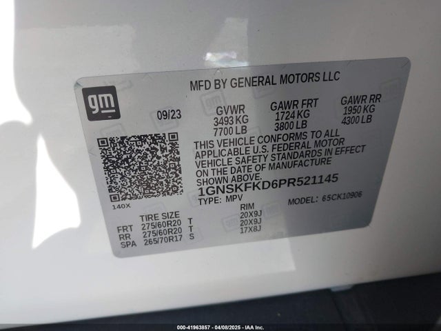 Chevrolet Suburban 4wd Premier 2023 1GNSKFKD6PR521145 Image 9