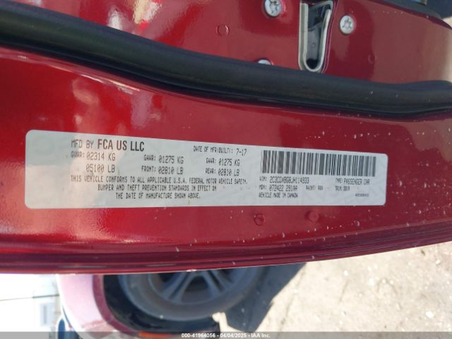 2C3CDXBG8JH114933 Dodge Charger Sxt Rwd