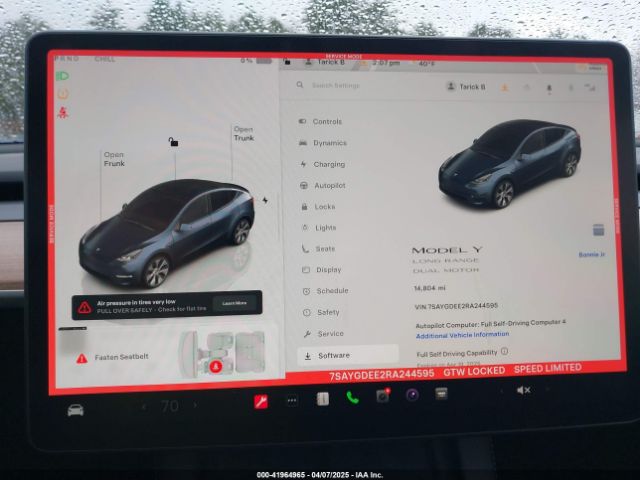 7SAYGDEE2RA244595 Tesla Model Y Long Range Dual Motor All-wheel Drive