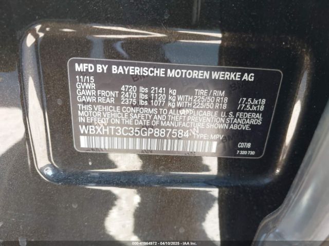 WBXHT3C35GP887584 BMW X1 Xdrive28i