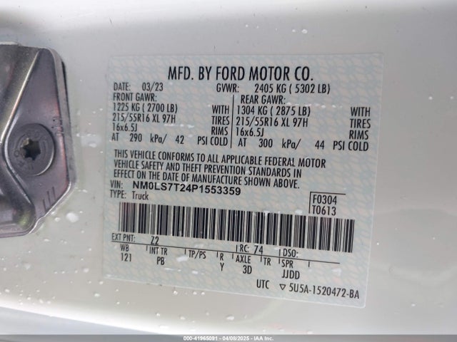 Ford gdi 2023 NM0LS7T24P1553359 Image 9