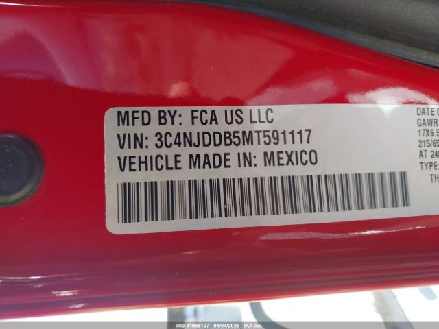 3C4NJDDB5MT591117 Jeep Compass Trailhawk 4x4