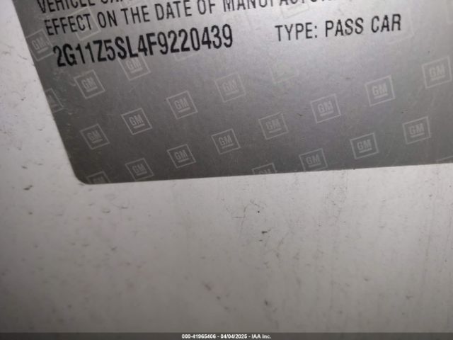2G11Z5SL4F9220439 Chevrolet IMPALA LS