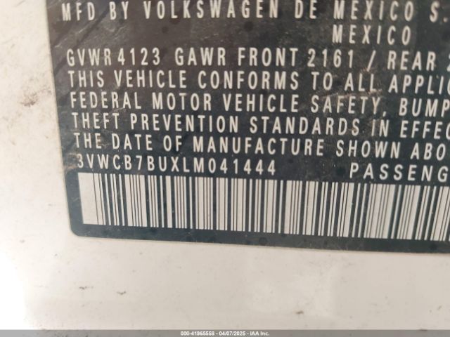 2020 VOLKSWAGEN JETTA 3VWCB7BUXLM041444 Photo 8