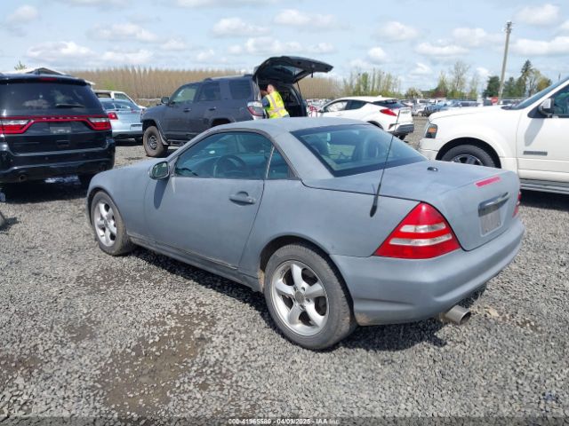 2003 MERCEDES-BENZ SLK 320 WDBKK65F63F282132 Photo 2