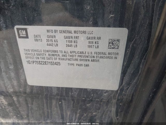 1G1P75SZ2E7153425 Chevrolet Cruze Diesel