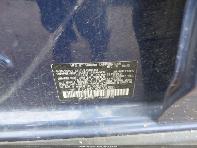 JF2GUADC9R8304800 Subaru Crosstrek Premium