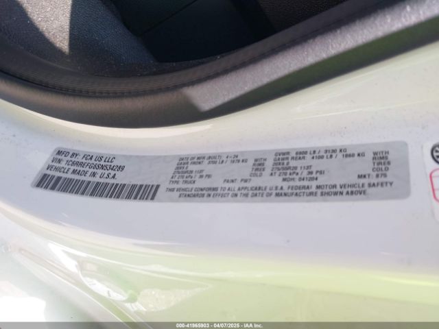 2025 RAM 1500 1C6RREFG6SN534289 Photo 8