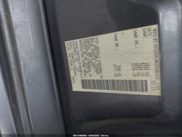 1N4AL3AP2EN240837 Nissan Altima 2.5 S