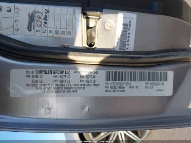 2013 CHRYSLER 300 2C3CCABT6DH716974 Photo 8