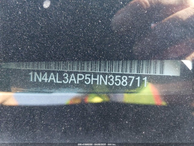 1N4AL3AP5HN358711 Nissan Altima 2.5 S