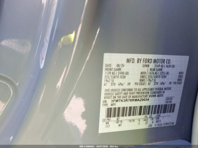 3FMTK3R78RMA29034 Ford Mustang Mach-e Premium