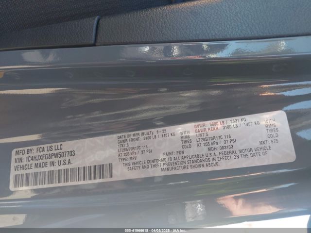 1C4HJXFG8PW507703 Jeep Wrangler 4-door Rubicon 4x4