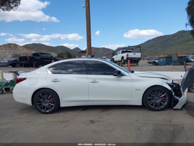 JN1FV7AP2JM460399 Infiniti Q50 3.0t Red Sport 400