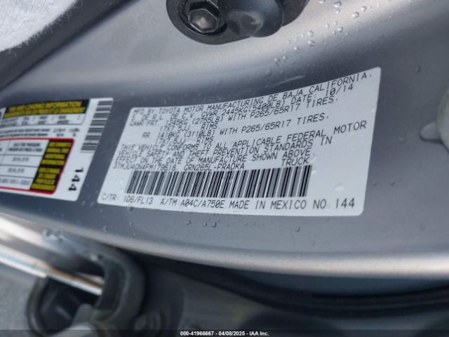 3TMJU4GN4FM179618 Toyota Tacoma Prerunner V6