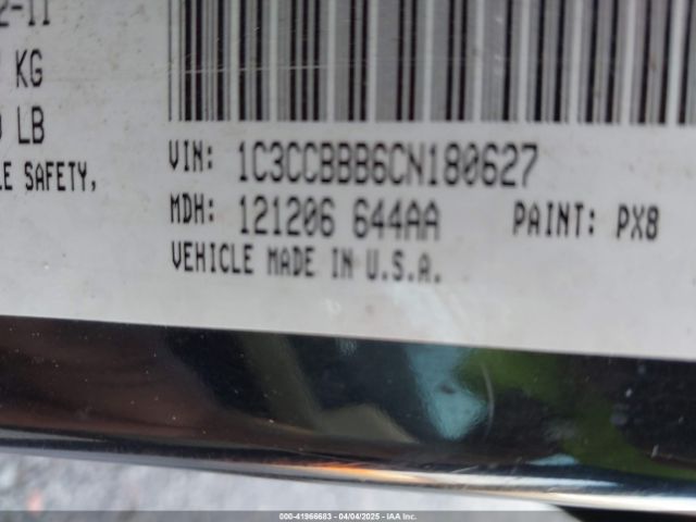 2012 CHRYSLER 200 1C3CCBBB6CN180627 Photo 8