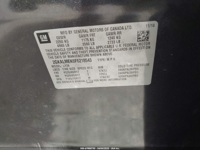 2GKALMEK6F6218543 GMC Terrain Sle-1