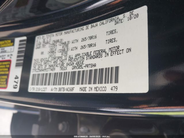 3TMCZ5AN4MM377489 Toyota Tacoma Trd Off-road