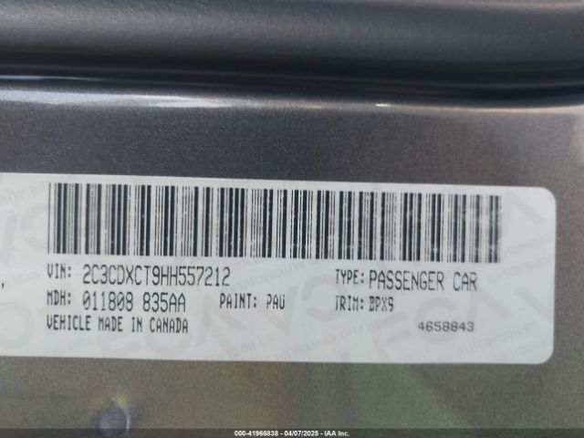 2C3CDXCT9HH557212 Dodge Charger R/t Rwd