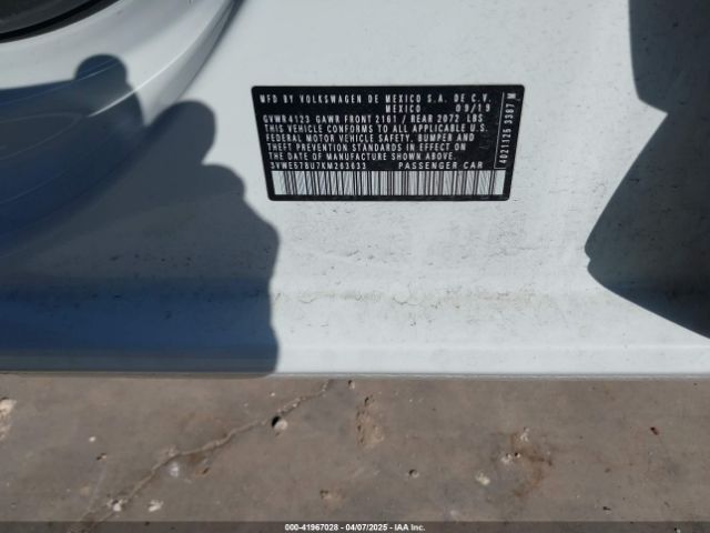 3VWE57BU7KM263633 Volkswagen Jetta 1.4t Sel