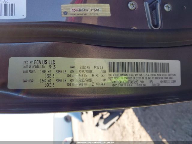1C4NJCBAXFD413202 Jeep 2015