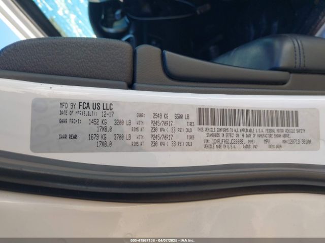 1C4RJFAG1JC200081 Jeep Grand Cherokee Laredo 4x4