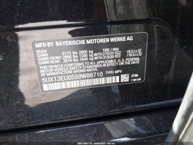 5UX13EU05S9W88710 BMW 2025