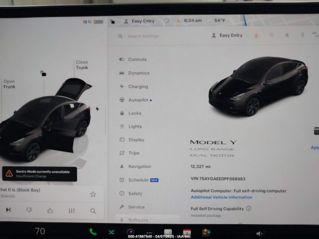 2023 TESLA MODEL Y 7SAYGAEE0PF888983 Photo 6