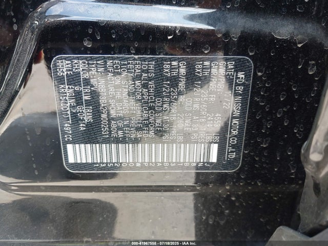 Nissan 2023 2023 JN8BT3BA2PW002531 Image 9