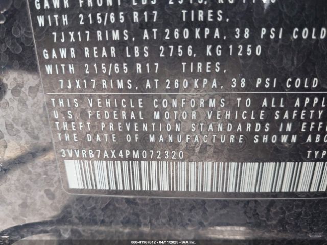 2023 VOLKSWAGEN TIGUAN 3VVRB7AX4PM072320 Photo 8